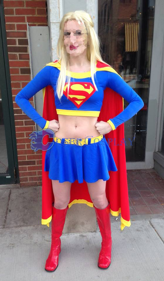 Supergirl Cosplay Costume Halloween